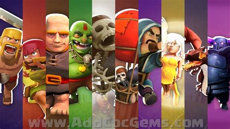 All main characters in Clash of Clans Clash Of Clans Hack, Clash Of Clans Free, Clash Of Clans ...