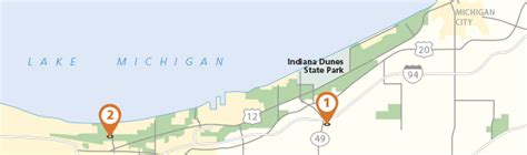 Indiana Dunes State Park Map – The World Map