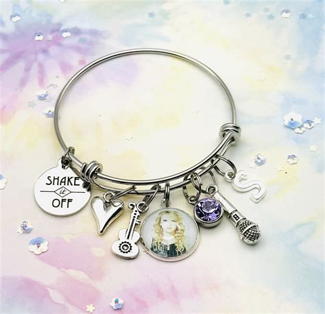 Taylor Swift Charm Bracelet Taylor Swift Merch Gift - Etsy