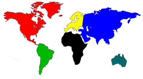 Free Clipart World Map Outline - ClipArt Best