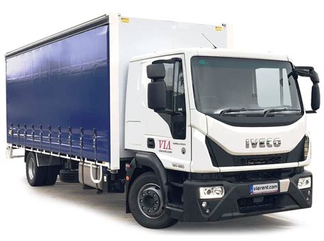 IVECO EuroCargo flatbed truck with canvas - Viarent Hungary