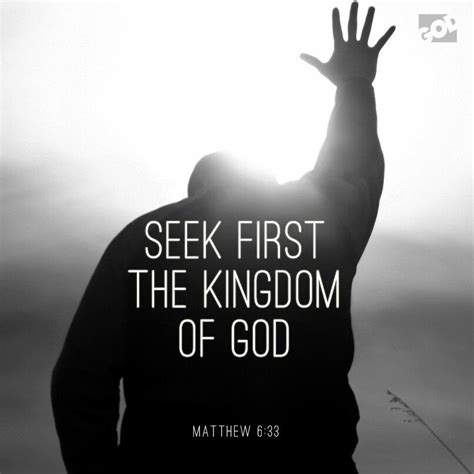 Seek God First