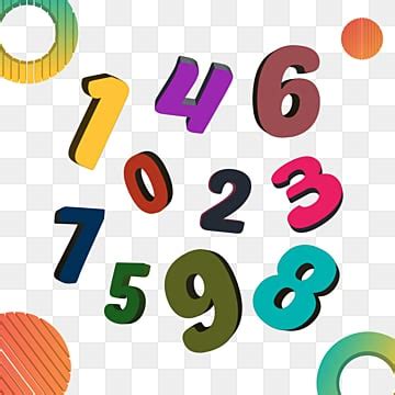 3d Numbers Numbers 0 9 Clipart Images | Free Download | PNG Transparent ...