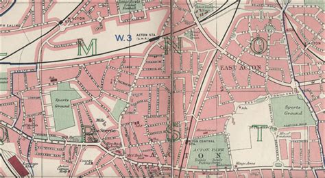 Map of Acton, London