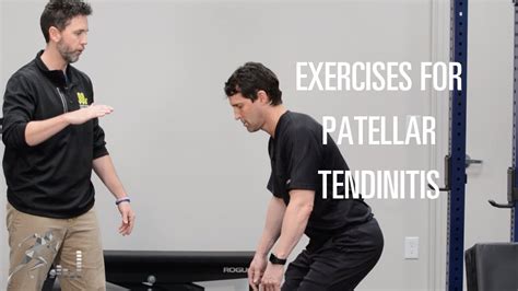 Exercises for patellar tendinitis to help you recover quickly - YouTube