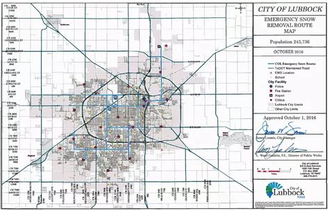 City Of Lubbock Map - Cities And Towns Map