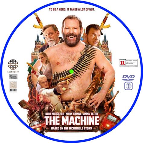 The Machine (2023) R1 Custom DVD Label - DVDcover.Com