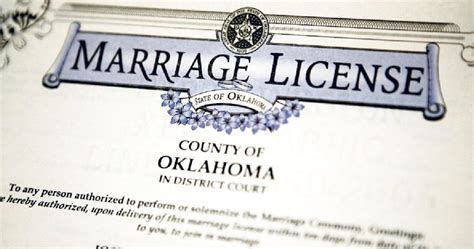 Oklahoma House Bill Aims to Privatize Marriage