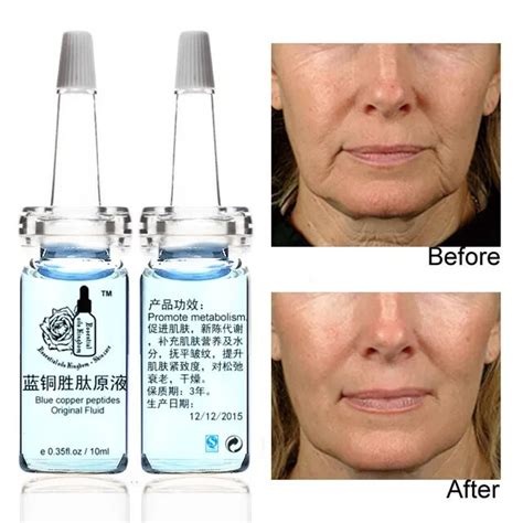 10ml*2pcs Blue copper peptides original fluid aging Anti wrinkle sun ...