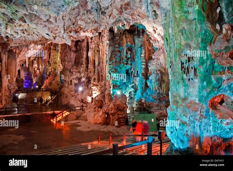 St. Michael's Cave of Gibraltar in the Upper Rock Nature Reserve Stock Photo - Alamy