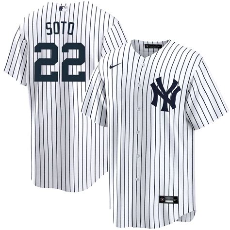 NWT Juan Soto New York Yankees Pinstripes Jersey Mens | eBay