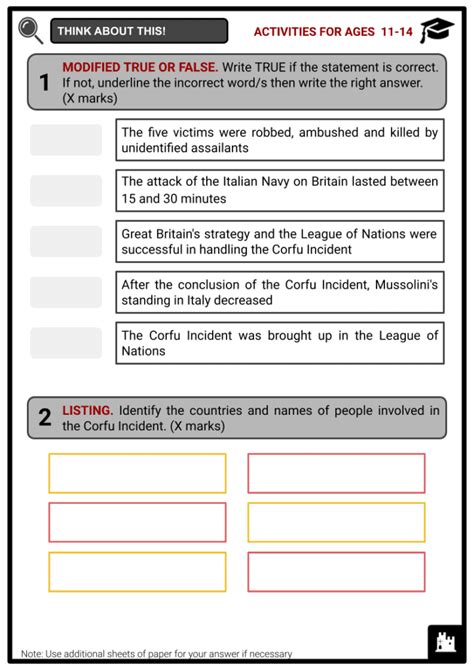 Corfu Incident | Background, Attack, Resolution | History Worksheets