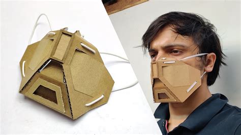 How to make Cardboard Mask at home - Diy Cool Mask - YouTube