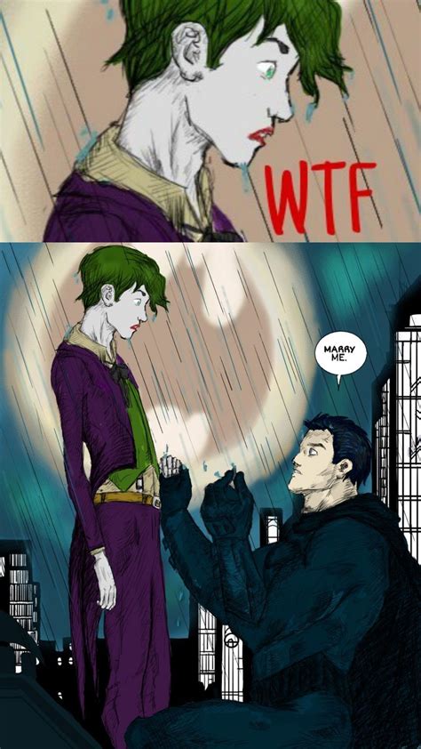 Bruce and Joker 2 (Marry me) https://mordredllewelynjones.tumblr.com ...