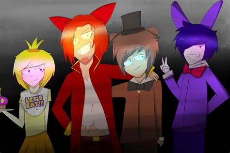 Fnaf human version - Fan Art by Pixeliada on DeviantArt