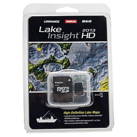 Lowrance® Lake Insight HD 2013 Map Card - 420860, Lake Map Software at ...