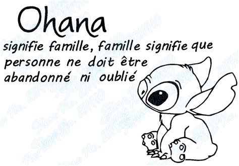 Stitch Ohana Drawing Outline