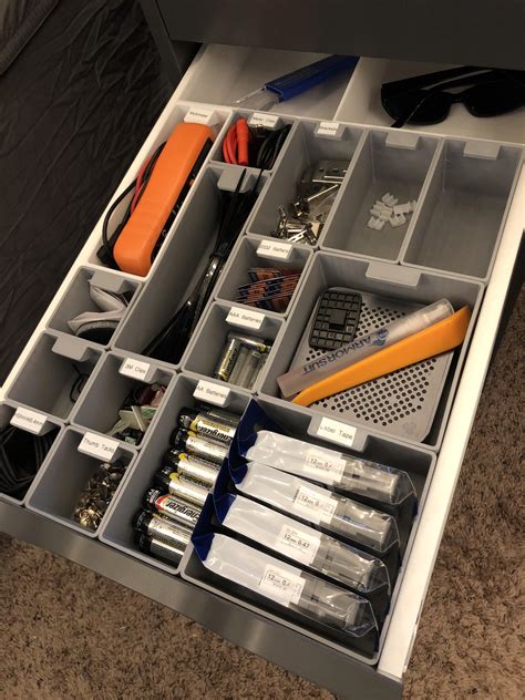 Custom 3D Printed organization for my IKEA drawers : r/OrganizationPorn