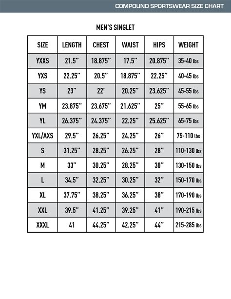 Cmp Clothing Size Chart | informacionpublica.svet.gob.gt