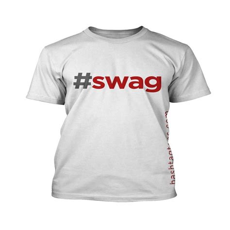 hashtaglaundry — #swag T-Shirt White (Pre-Order)