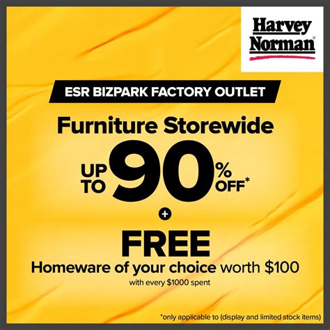 Harvey Norman Promotion: Up to 70% Off Furniture Storewide from 1-3 ...