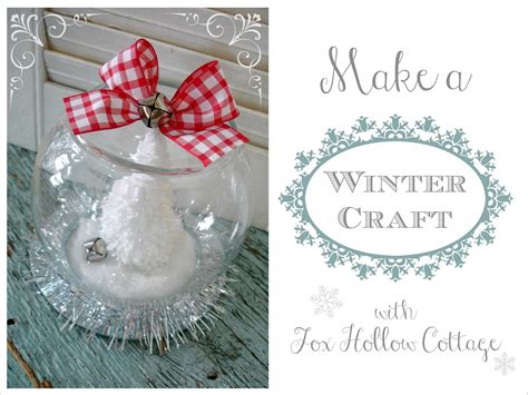 Dollar Tree Christmas Snow Globe {tutorial} - Fox Hollow Cottage