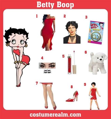 How To Dress Like Betty Boop Costume Guide For Halloween & Cosplay | Betty boop costume, Betty ...