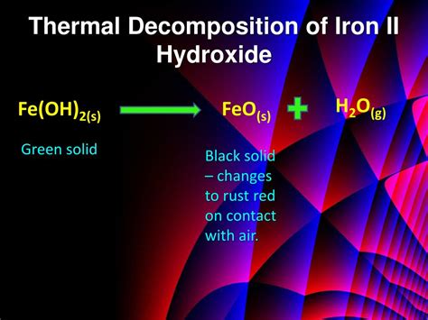 PPT - Thermal Decomposition Reactions PowerPoint Presentation, free ...