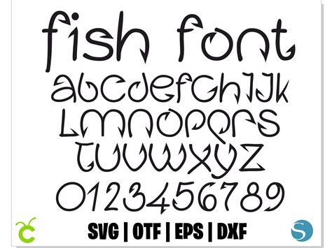 Fish Hook Fishing SVG Font | Fishhook font SVG, Fishing Font - Inspire ...