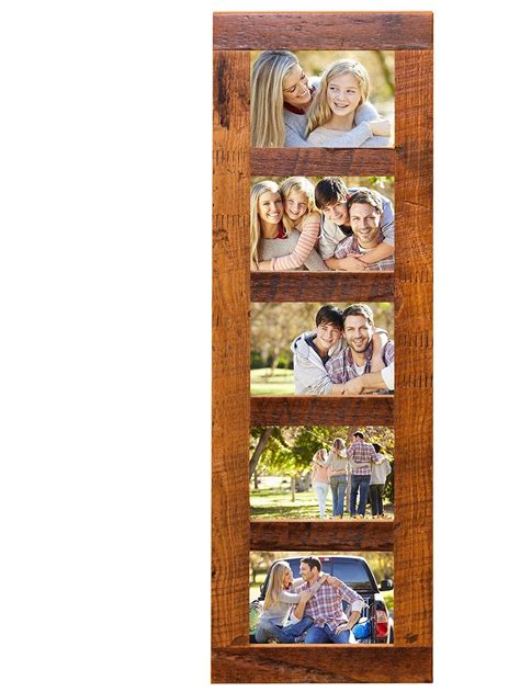 Rustic Wooden Collage Picture Frames Multi Opening Frame for | Etsy