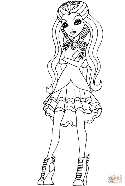 Ever After High Raven Queen coloring page | Free Printable Coloring Pages