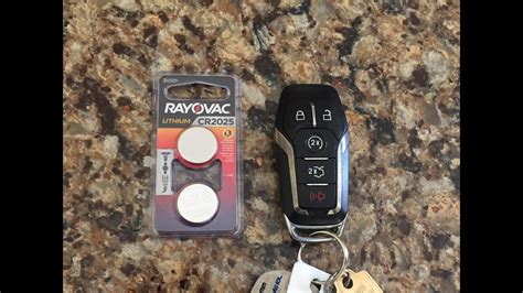 Replacing your Ford or Lincoln key fob battery! - YouTube