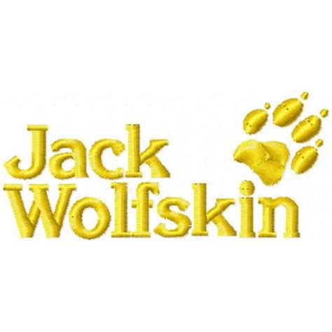 Jack Wolfskin logo machine embroidery design for instant download