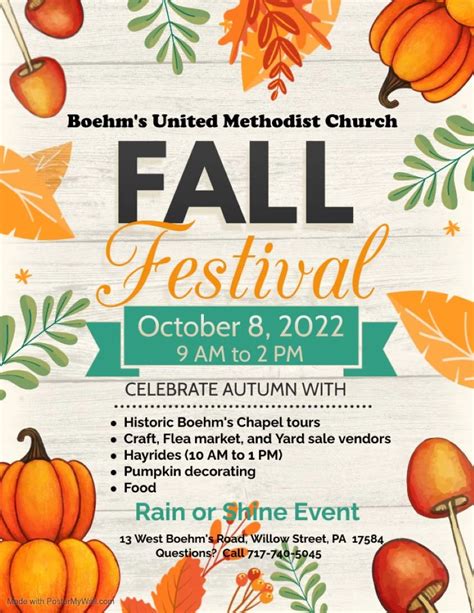 Boehm's Fall Festival 2022 - Boehm's Church