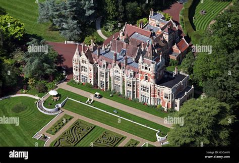 aerial view of Friar Park in Henley-on-Thames, once owned by George ...