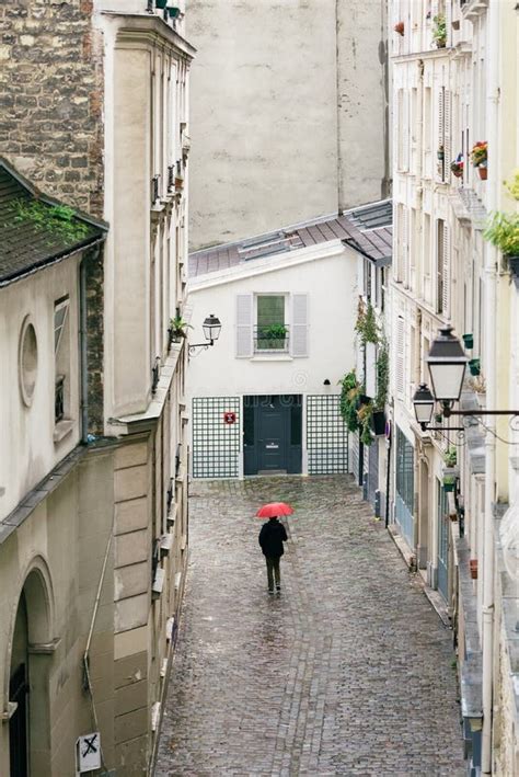 Streets of Paris in the Rain Stock Photo - Image of documentary, building: 69701710