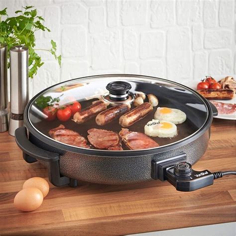 Large Multi Cooker - Electric Frying Pan 42cm with Glass Lid | in Melton, Suffolk | Gumtree