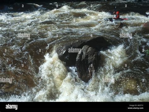 Whitewater kayaking in Colorado Stock Photo - Alamy