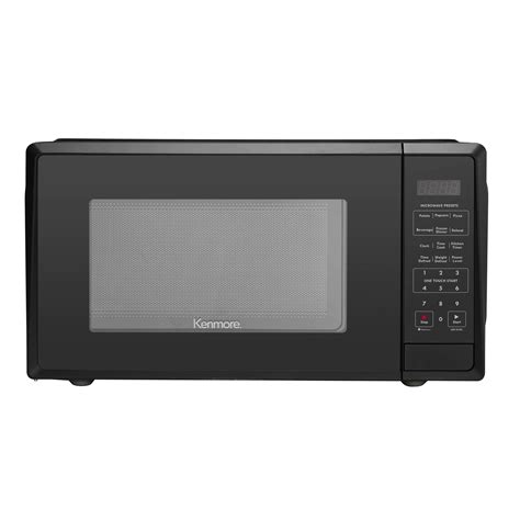 1.1 cu-ft Black Microwave - Black - Walmart.com