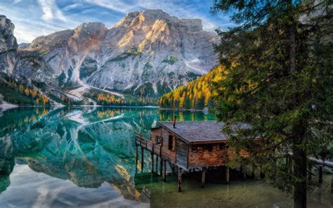 Lago Di Braies Dolomites Wallpapers - Wallpaper Cave