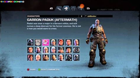 Gears Of War Judgment All Characters Unlocked! - YouTube