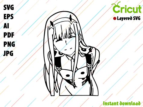 Anime svg file download Manga SVG Instant Download | Etsy