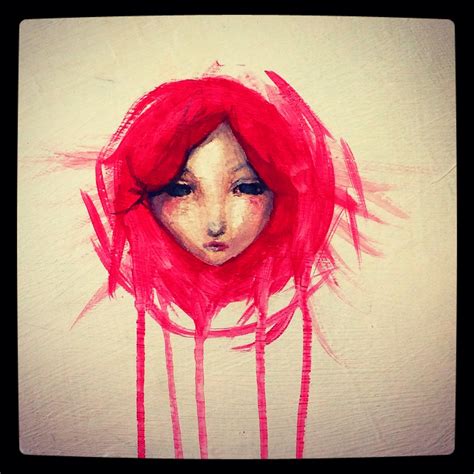 Free Images : girl, portrait, young, red, color, child, pink, painting, human body, face, sketch ...
