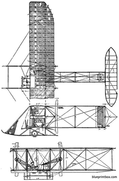 1910 wright model b Plans Free Download - AeroFred.com - Download and Share Free Model Airplane ...