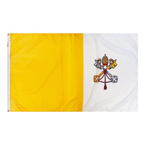 Outdoor Papal Flag with Three Size Options | St. Patrick's Guild