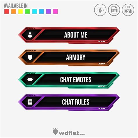 Panels (twitch) | Twitch and Youtube Templates