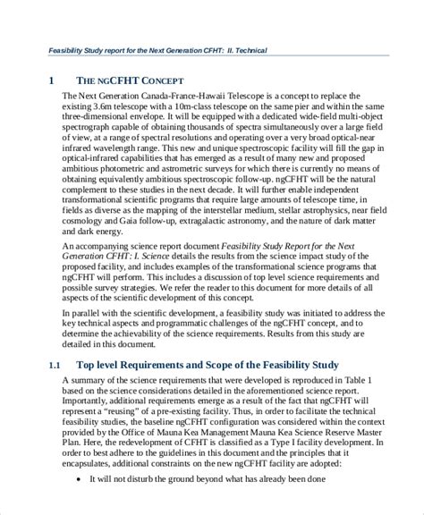 Ace Example Of Technical Feasibility Report What Is