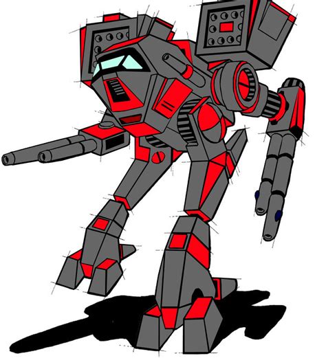 Mech Vector: Colored by maidenfan23 on DeviantArt