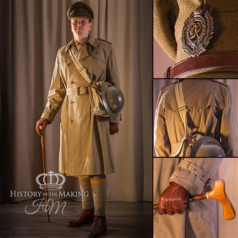 Officer in trench coat (1914-1918) - History in the Making