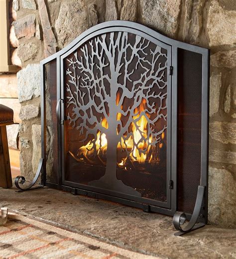 Wrought Iron Fireplace Screens Decorative – Fireplace Guide by Linda